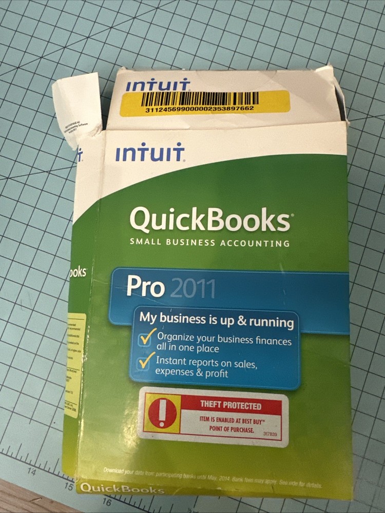 Intuit QuickBooks Pro 2011 Windows Version with License Key-Used