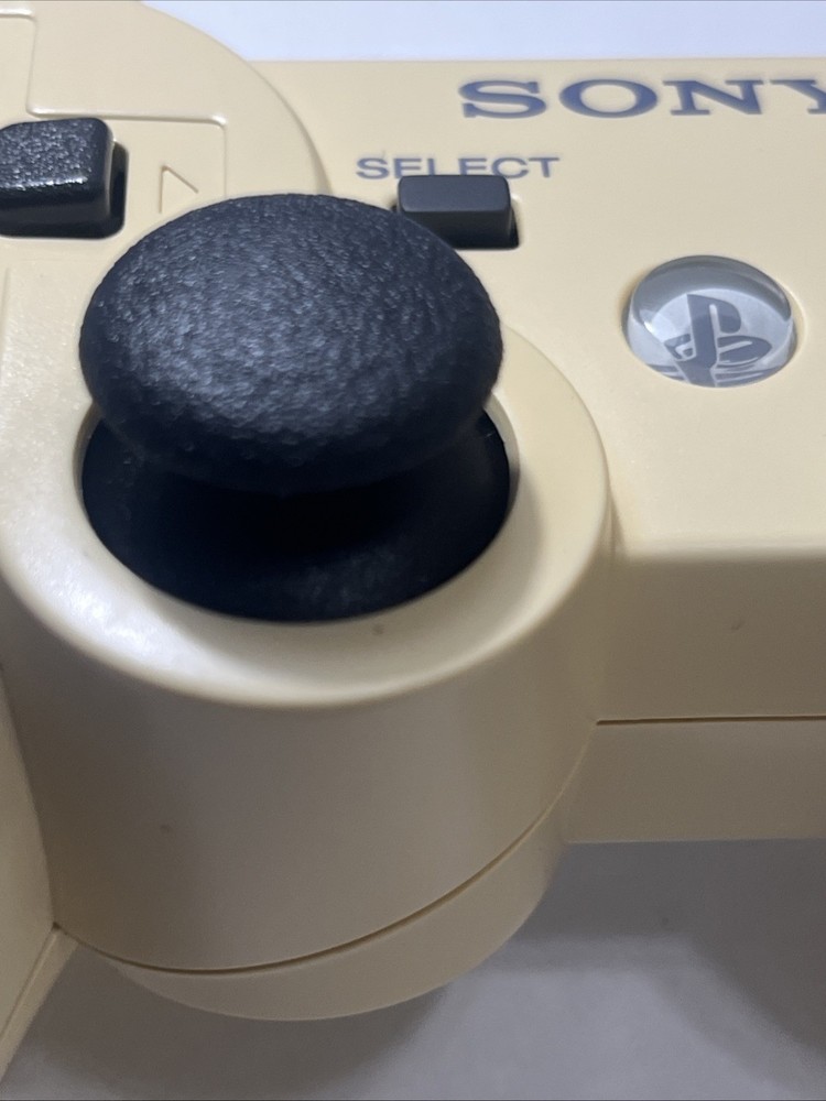 Sony PS3 Dualshock 3 Controller OEM Tested Working Yellowed Shell