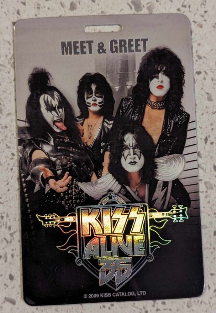 KISS 2009 Tour VIP Laminate KISS ARMY ALIVE 35