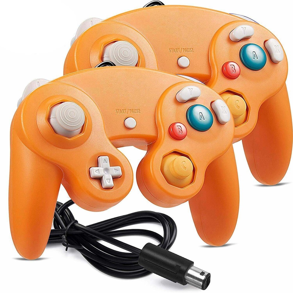 2 Pack For Nintendo GameCube GC & Wii U Console Wired NGC Controller Gamepad US