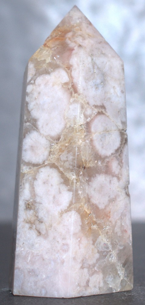 Pretty Flower Agate Tower 3.66"/188 Grams