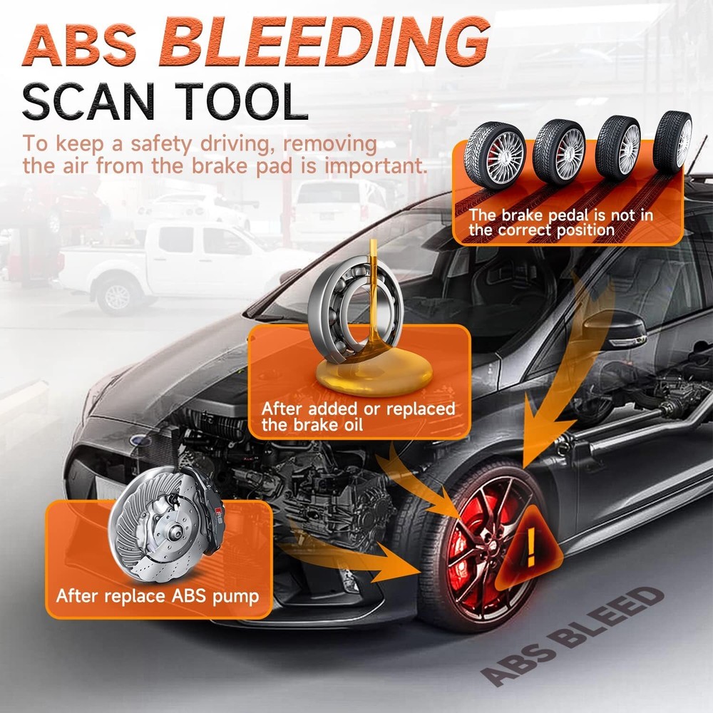 foxwell ABS SRS Reset OBD2 Scanner Car Code Reader Diagnostic Tool