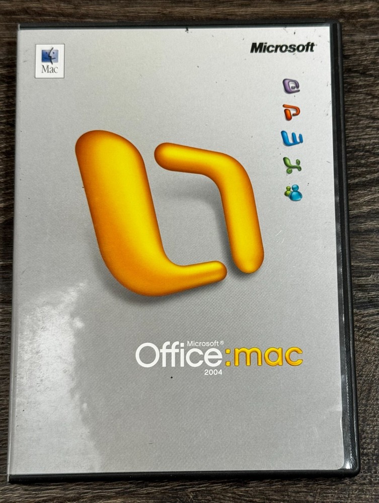 Microsoft Office 2004 for Mac Upgrade Edition Entourage Word Excel PowerPoint CD