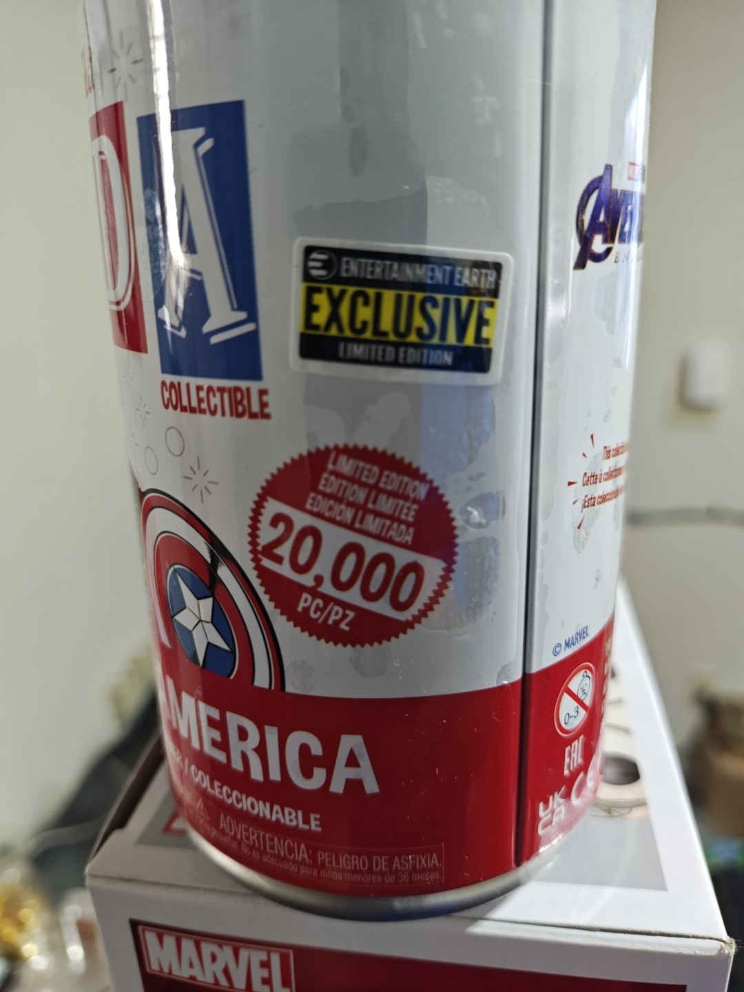 CAPTAIN AMERICA BRAVE NEW WORLD IMAX Collectible Keychain - AMC FREE FUNKO SODA!