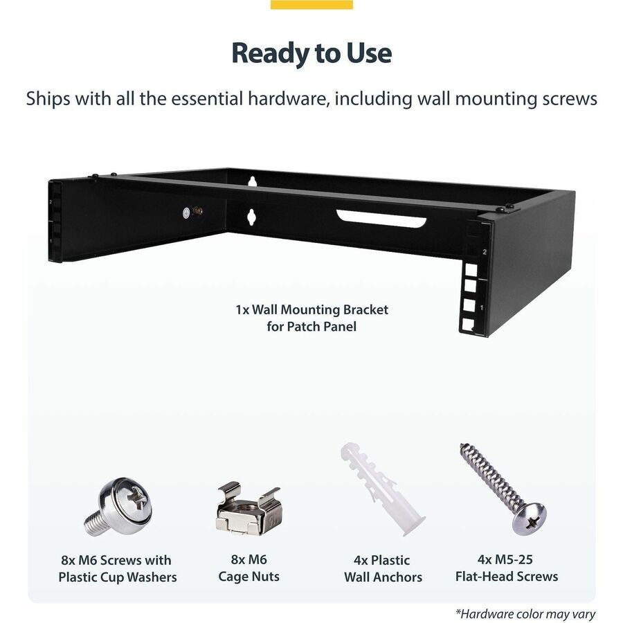 StarTech 2U Wall Mount Rack (rack2u14bracket)