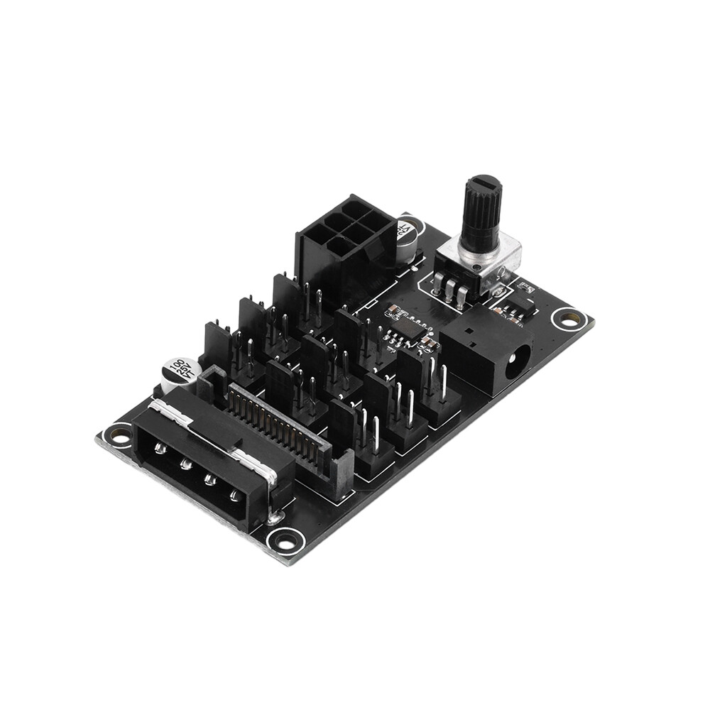 Computer Chassis PWM Violent Fan Speed Controller 9-Channel Fan Hub Controller