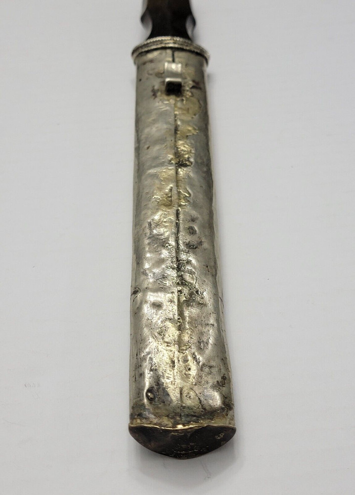 ANTIQUE BHUTAN / TIBET SILVER DAGGER #2