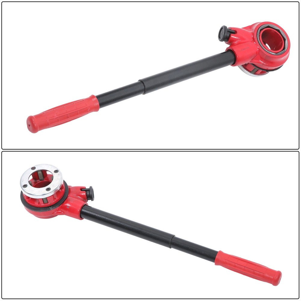 Ratchet Pipe Threader Kit Ratcheting Pipe Threading Tool Set With 6 Dies Set