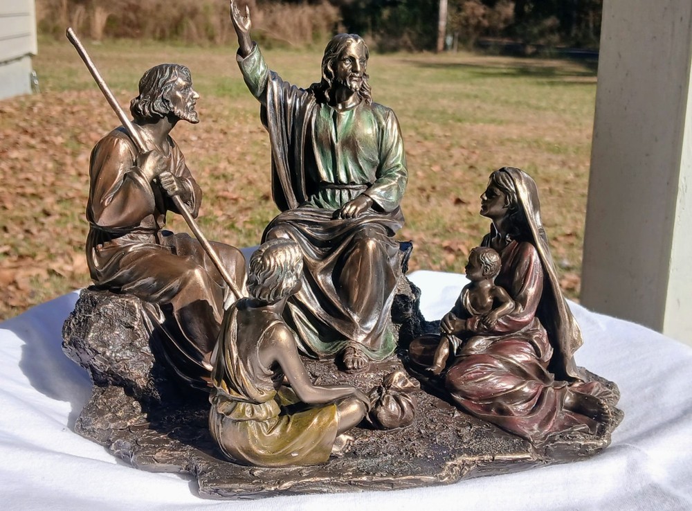 Lucente Sermon On The Mount Bronze Finish Statue