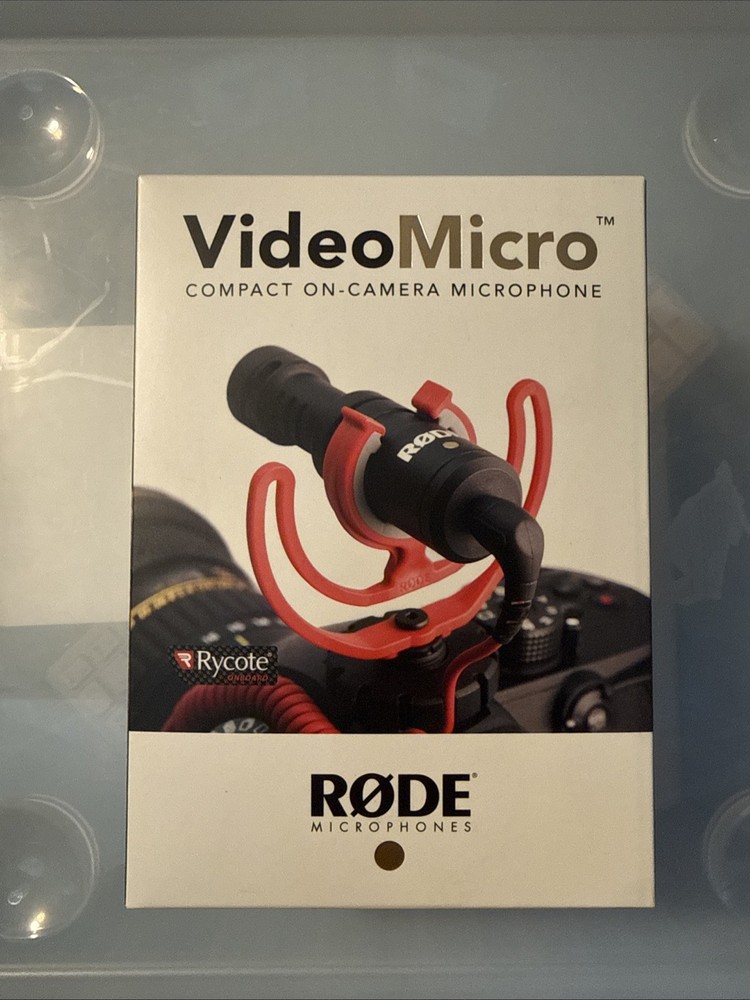 Rode VideoMicro Compact On-Camera Microphone with Rycote Lyre Shock Mount