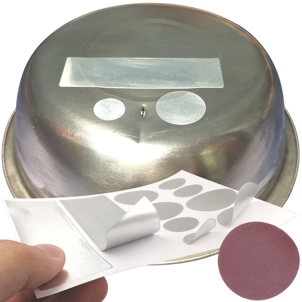 12PCS Aluminum Patch Repair Kit for Kitchen Cookware - High Temp & Waterproof