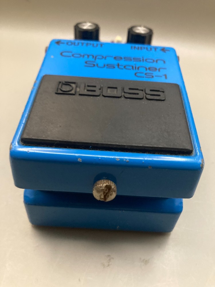 BOSS CS-1 Compression Sustainer Made in Japan Silver Screw Compressor Tested