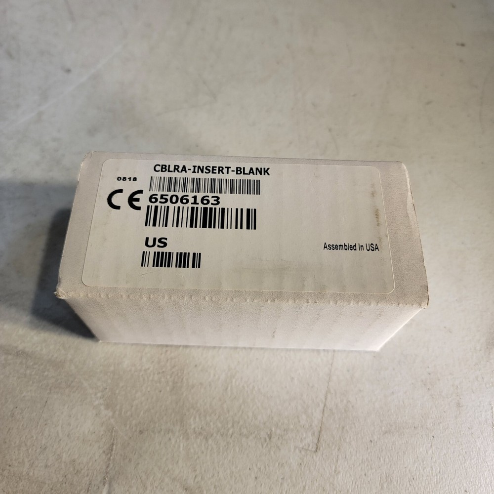 Crestron CBLRA-INSERT-BLANK Spacer Insert for Cable Retractor Mounting Brack STP