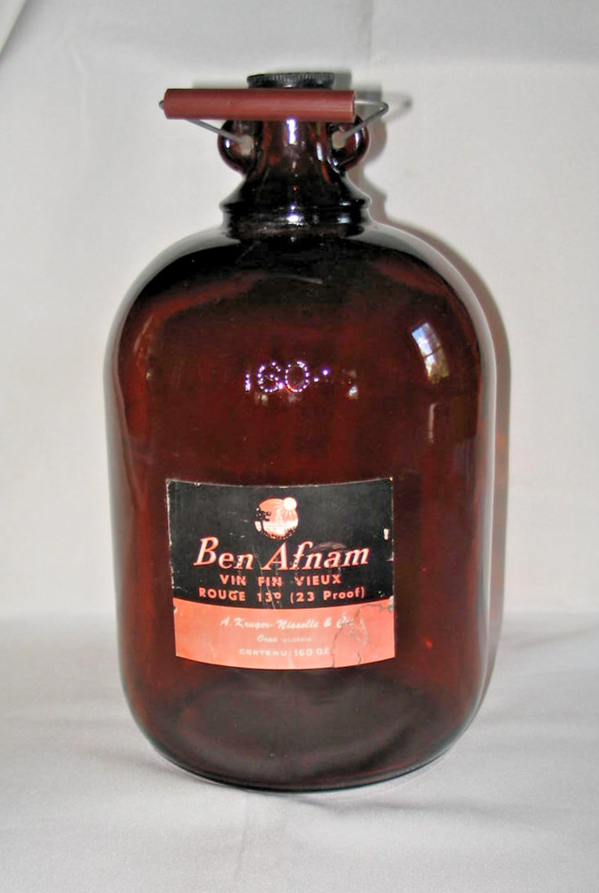 Large  Brown Wine Jug