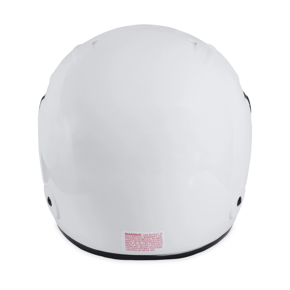 Simpson Racing 7870021 SA2020 Devil Ray 3.0 Racing Helmet - White - Medium