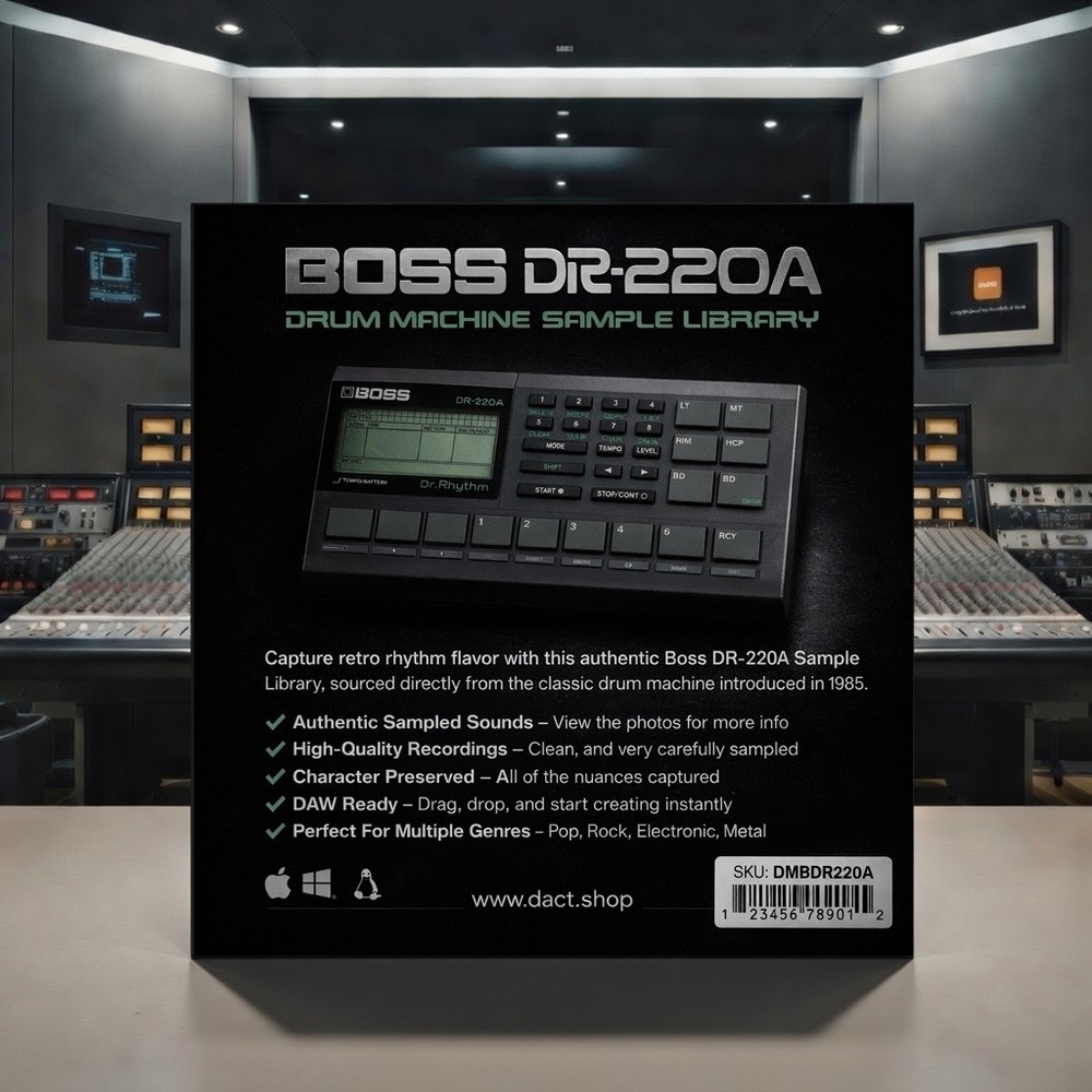 Boss DR-220A Drum Machine Sample Library
