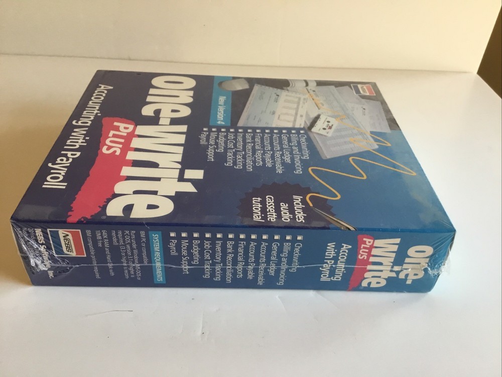 New Sealed One Write Plus Accounting Payroll - Software
