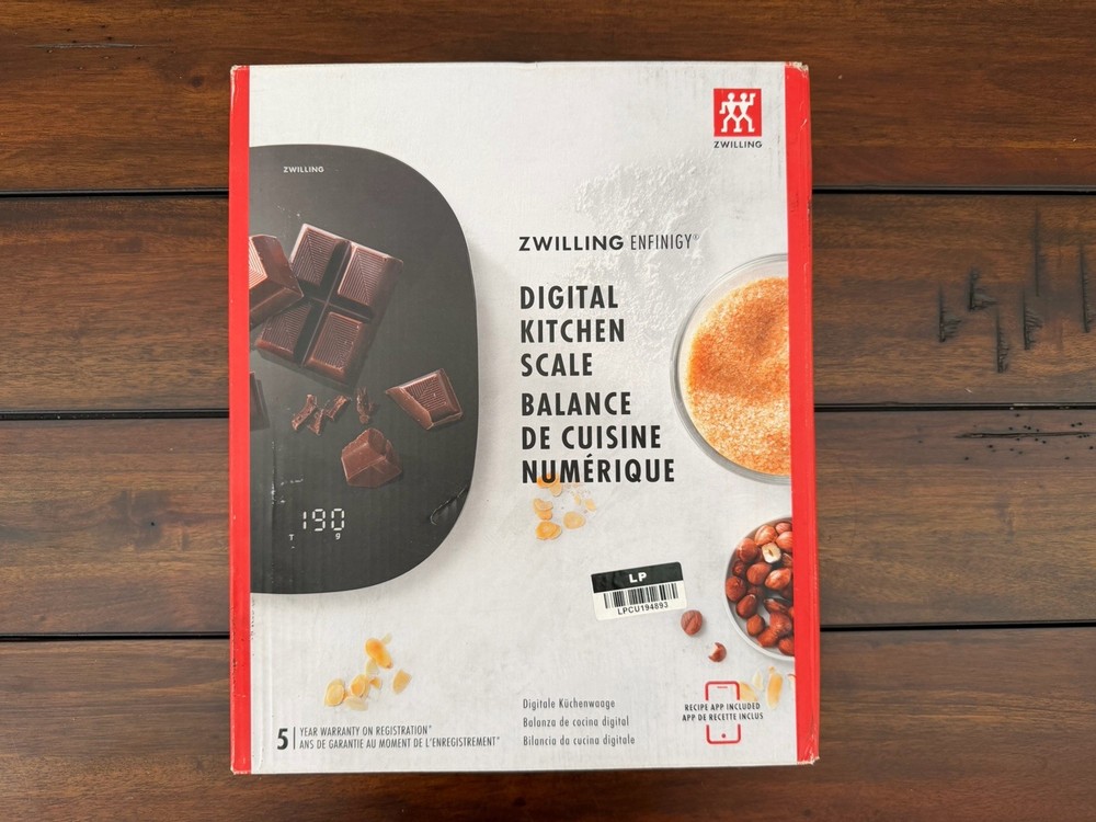 ZWILLING Enfinigy Digital Kitchen Scale Black