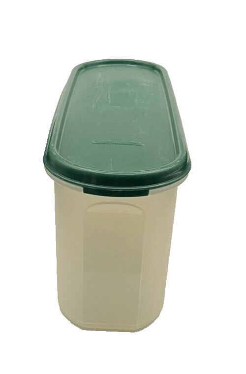 Tupperware Storage Container Green Lid #2400A-1