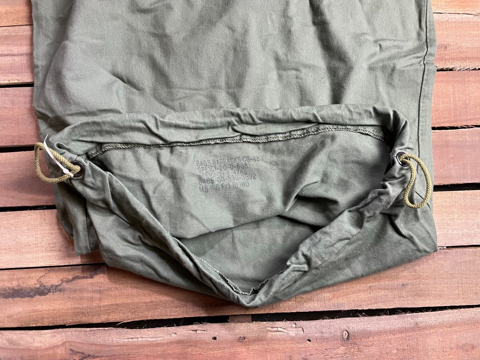 USGI Army BARRACKS LAUNDRY CLOTHING BAG OD 100% Cotton Military NO WRITING EXC