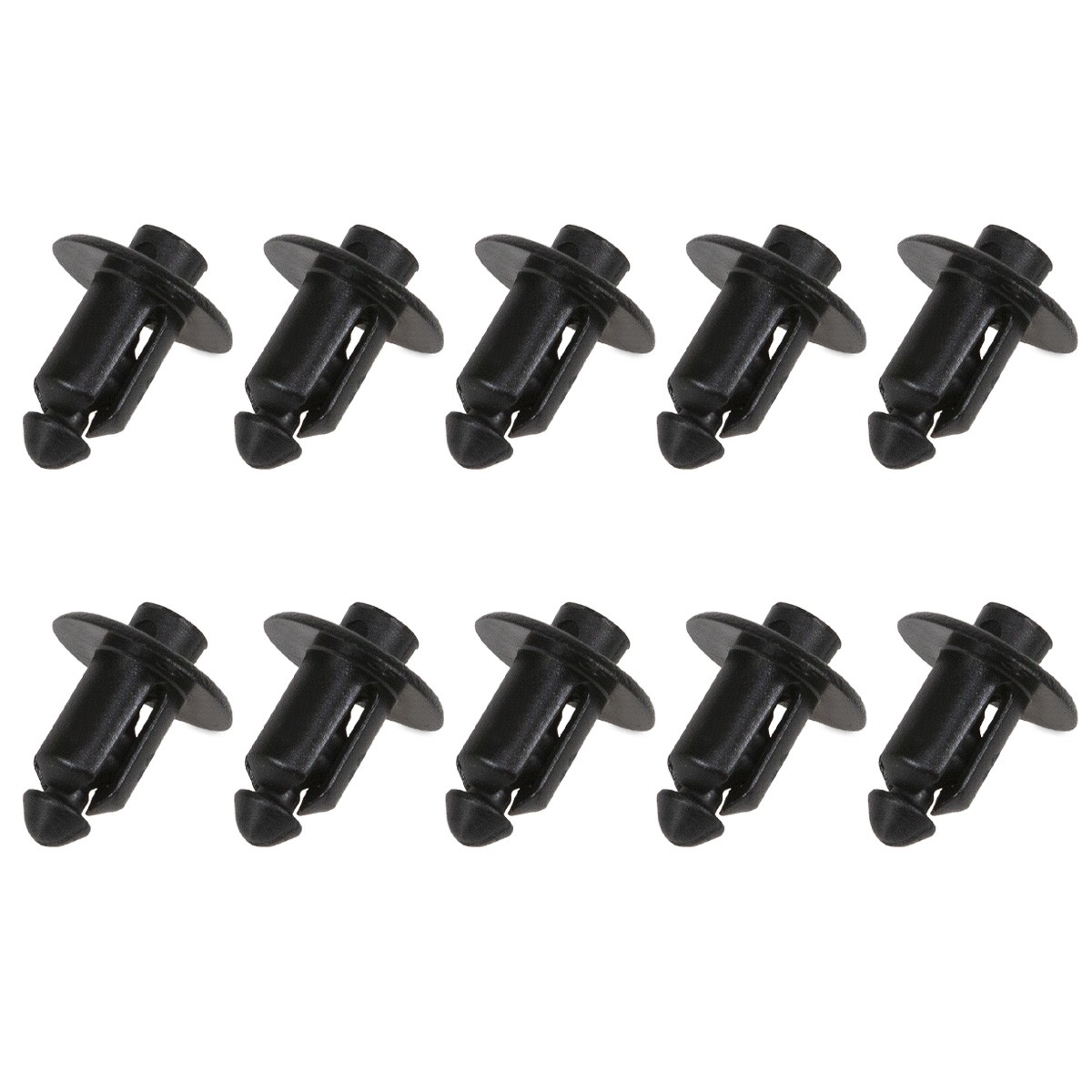 10Pcs Tail Gate Molding Rivet For Ford Tailgate Push Type Retainers N807673-S