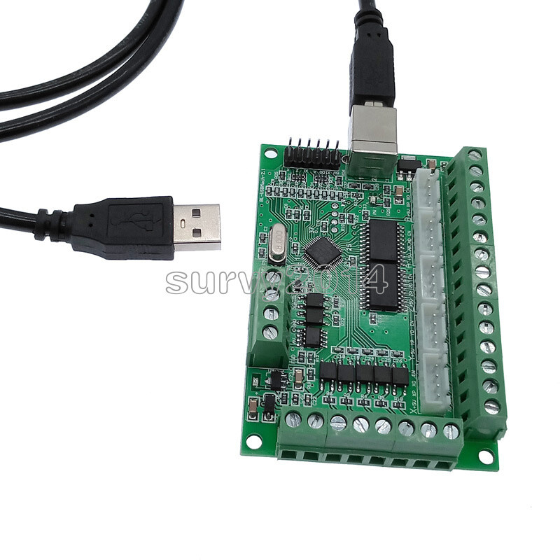 MACH3 CNC Breakout Board USB 100KHz 5 Axis Driver Motion Controller