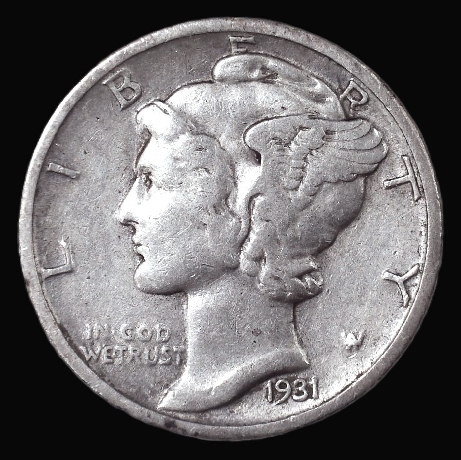 1931 S Mercury Dime - EXTREMELY FINE
