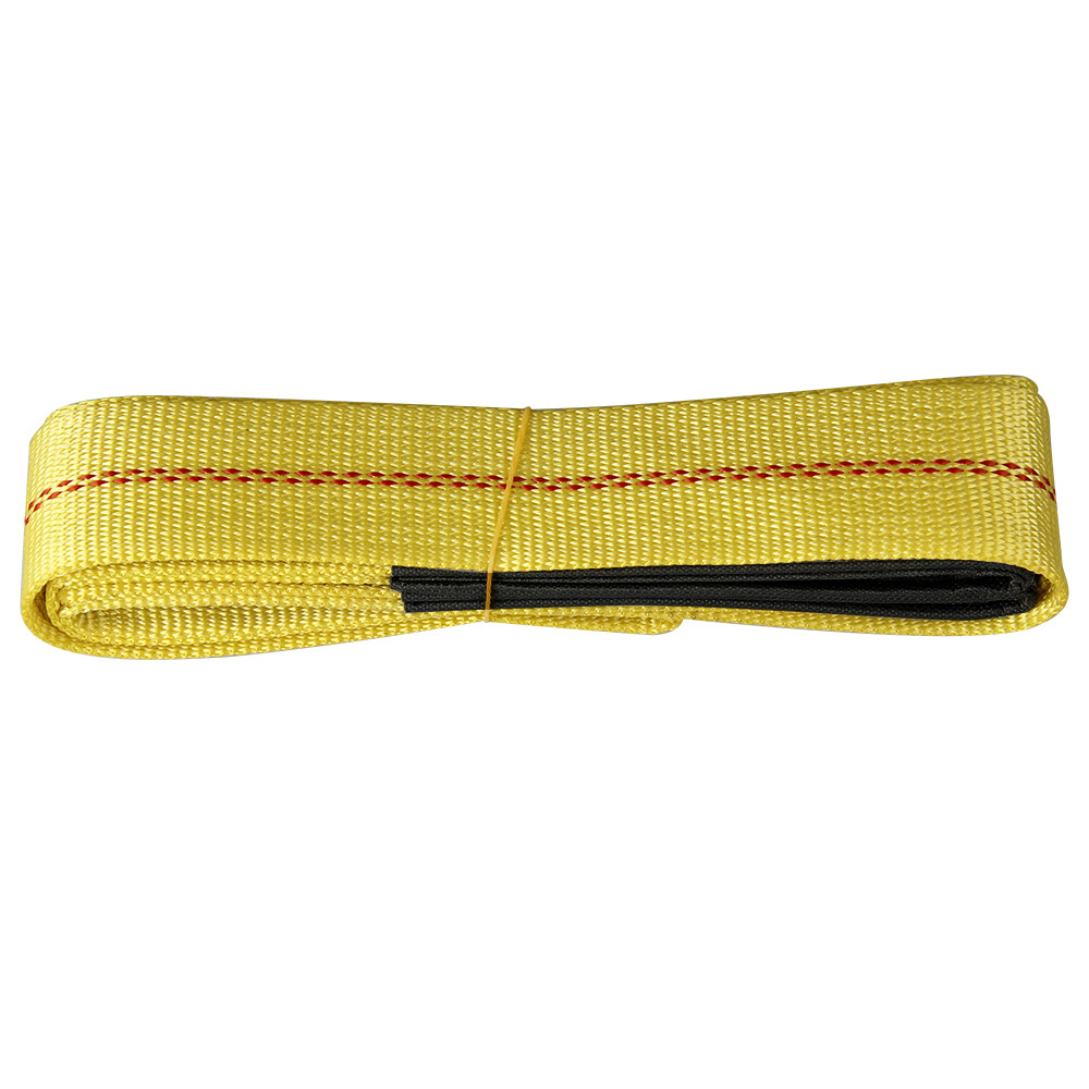 9000LBS Nylon Flat Lifting Sling Strap Eye Polyester Webbing Heavy Duty 6' x 2"