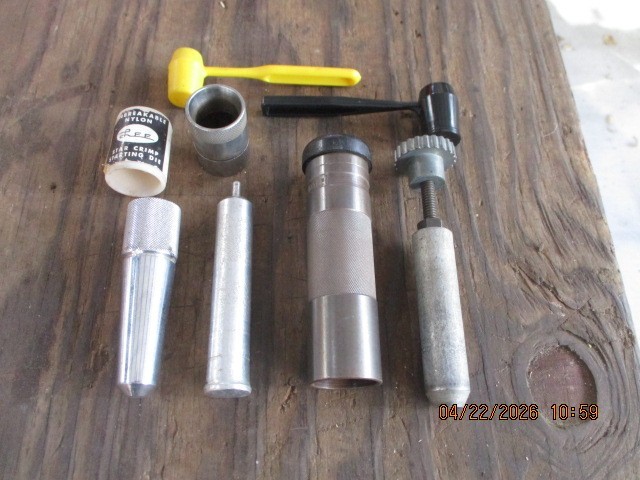 Lee Hand Loader, 10ga 3-1/2 " reloading Set