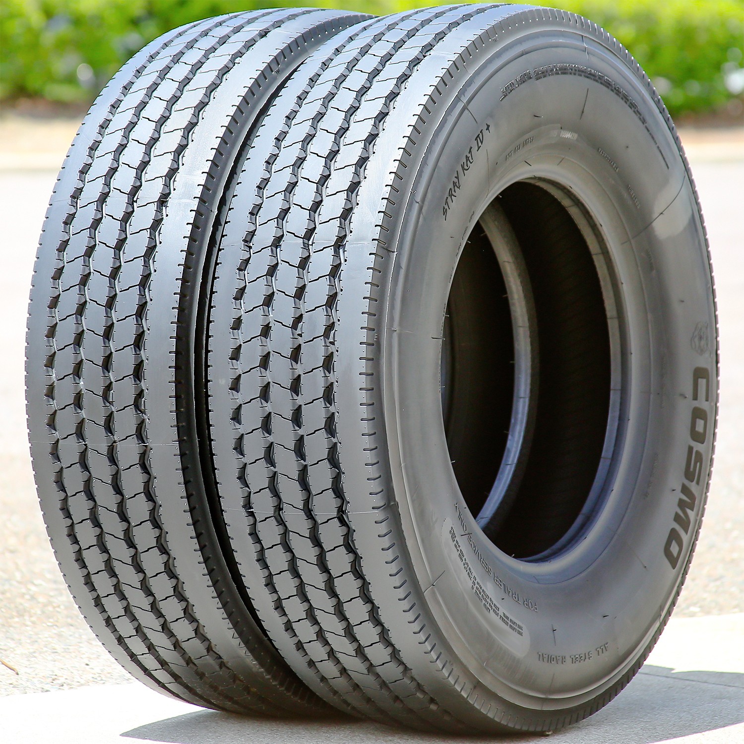 4 Tires Cosmo Stray Kat IV+ All Steel ST 235/80R16 Load G 14 Ply Trailer