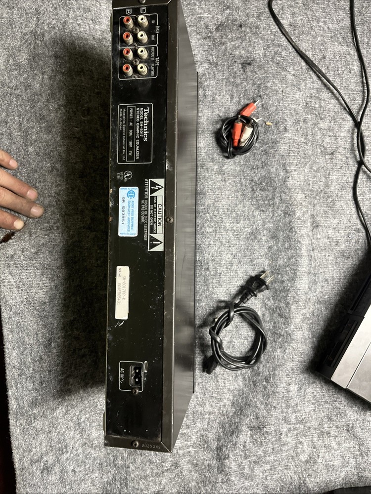 Technics SH-8017 Stereo Graphic Equalizer - CLEANED/TESTED/WORKS GREAT!