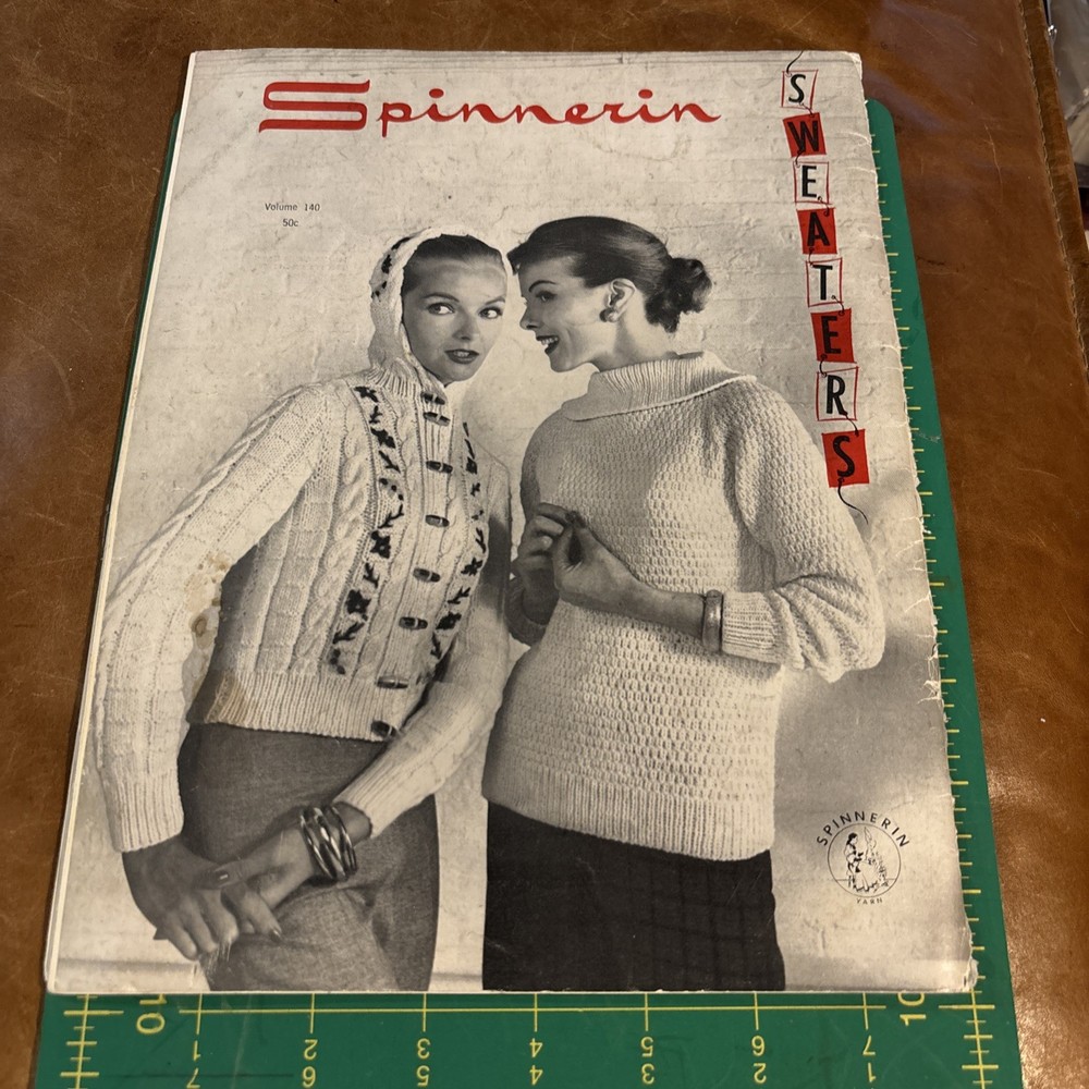 Spinnerin Sweaters Knitting Patterns 1957