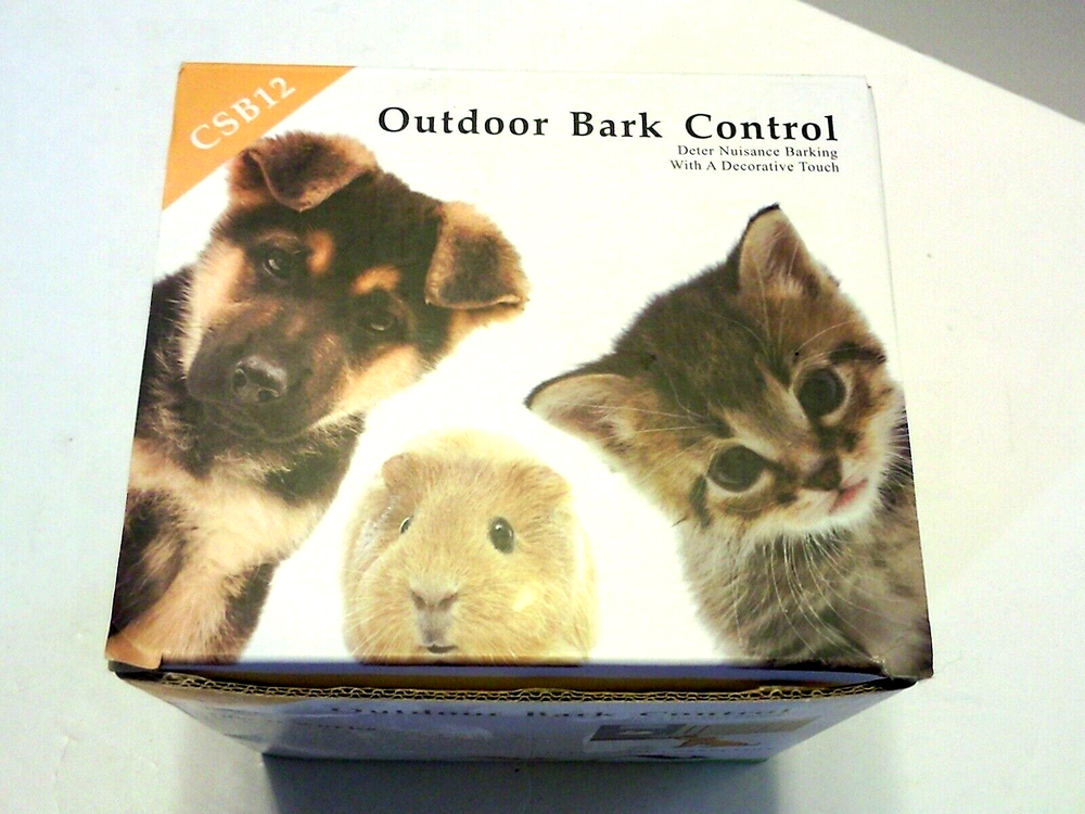OUTDOOR BARK CONTROL Ultrasonic correction deterrent device