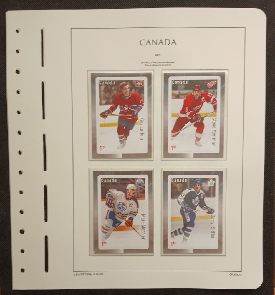 2016 Canada Year Set On Lighthouse/Leuchtturm Hingless Pages