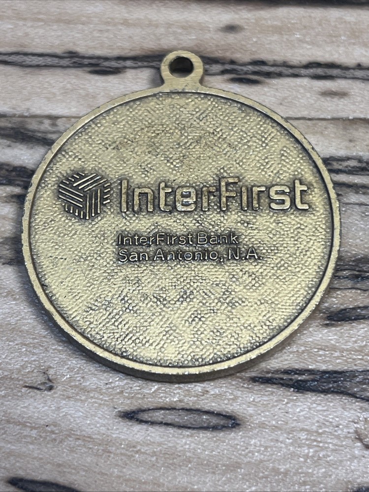 Interfirst Bank San Antonio Texas Key Ring *B270