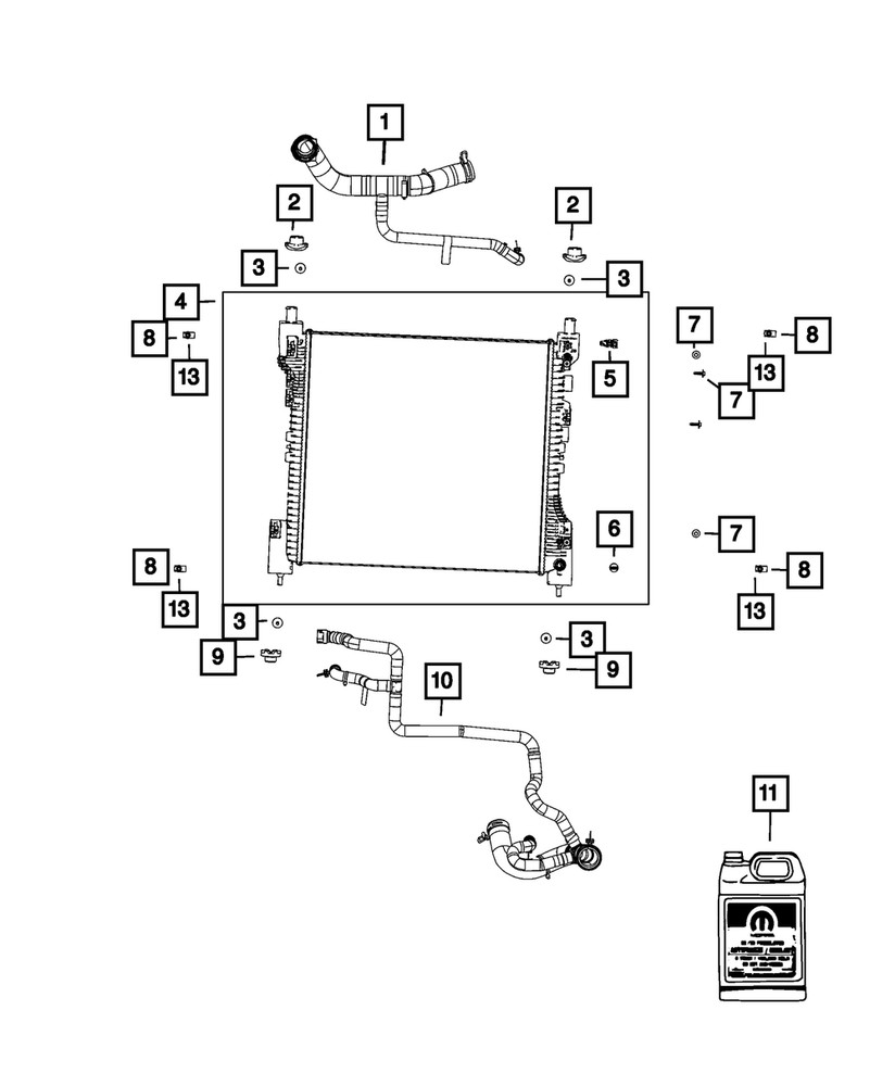 Genuine Mopar Hex Head Screw 06513356AA