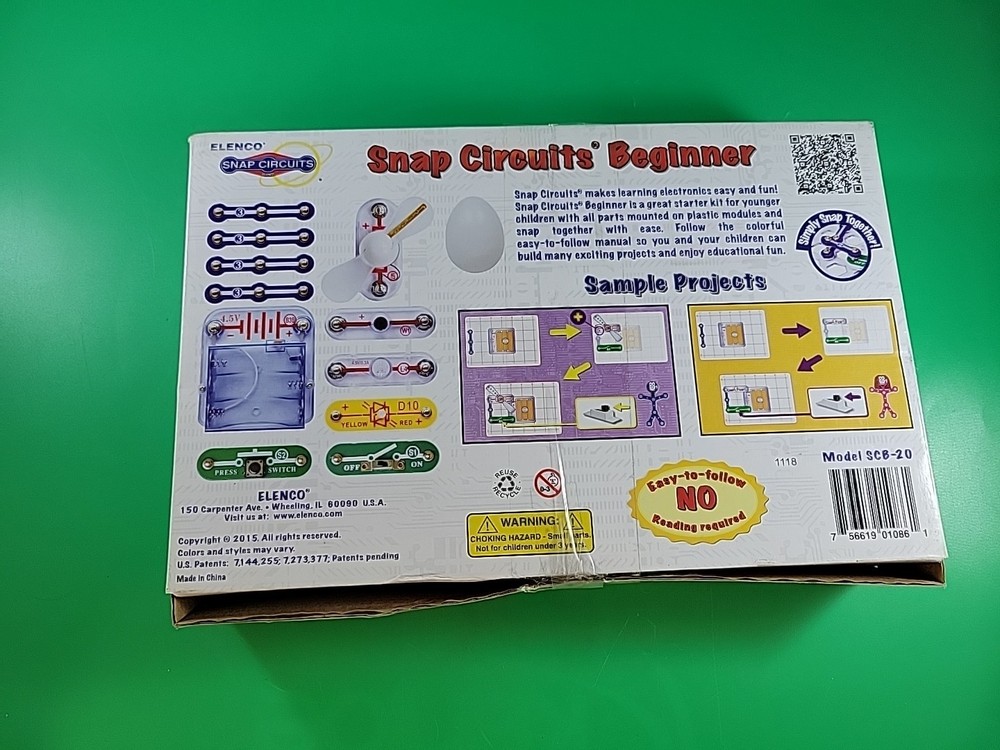 Snap Circuits Beginner, Elenco SCB-20 Complete