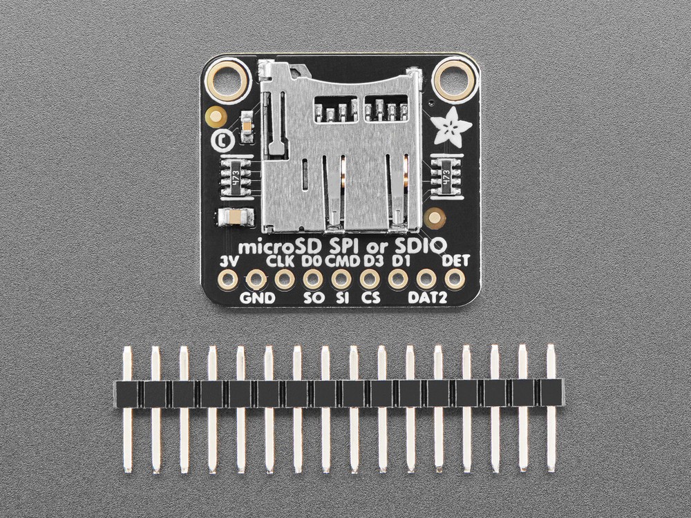 Adafruit MicroSD SPI or SDIO Card Breakout Board - 3V ONLY!, 4682