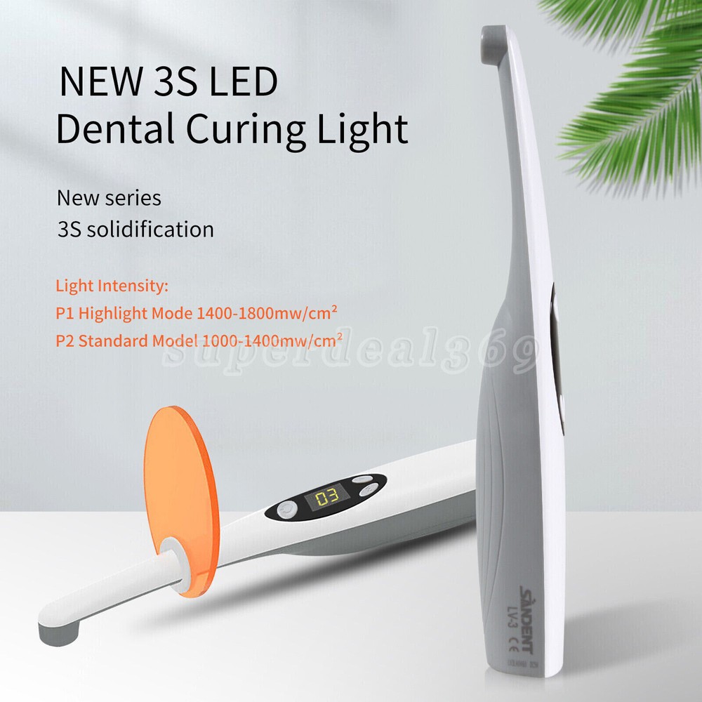 3S LED Curing Light Machine Resin Coagulation Dental Photopolymerizer 3 second