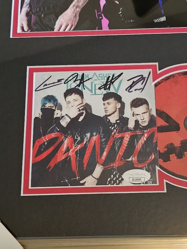 From Ashes to New Band Signed Panic CD Autographed JSA Certified