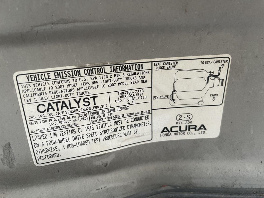 Sun Visor Left Driver Illuminated Fits 07-13 MDX 973248