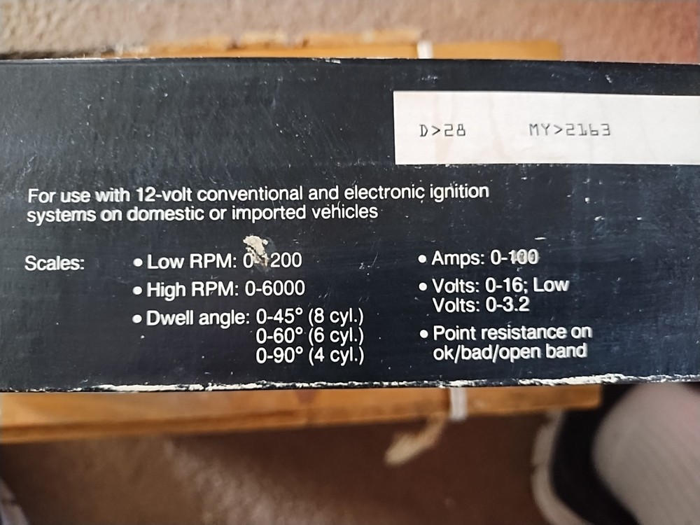 Vintage Sears Engine Analyzer