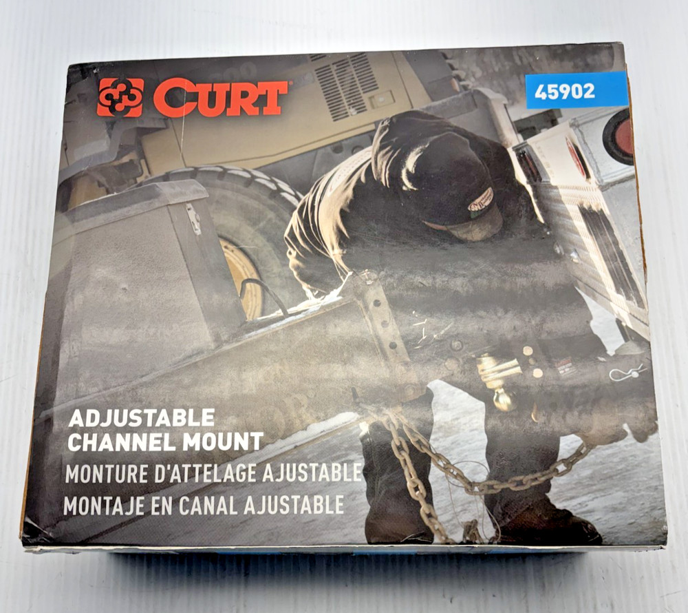 Curt Adjustable Channel Ball Mount 45902
