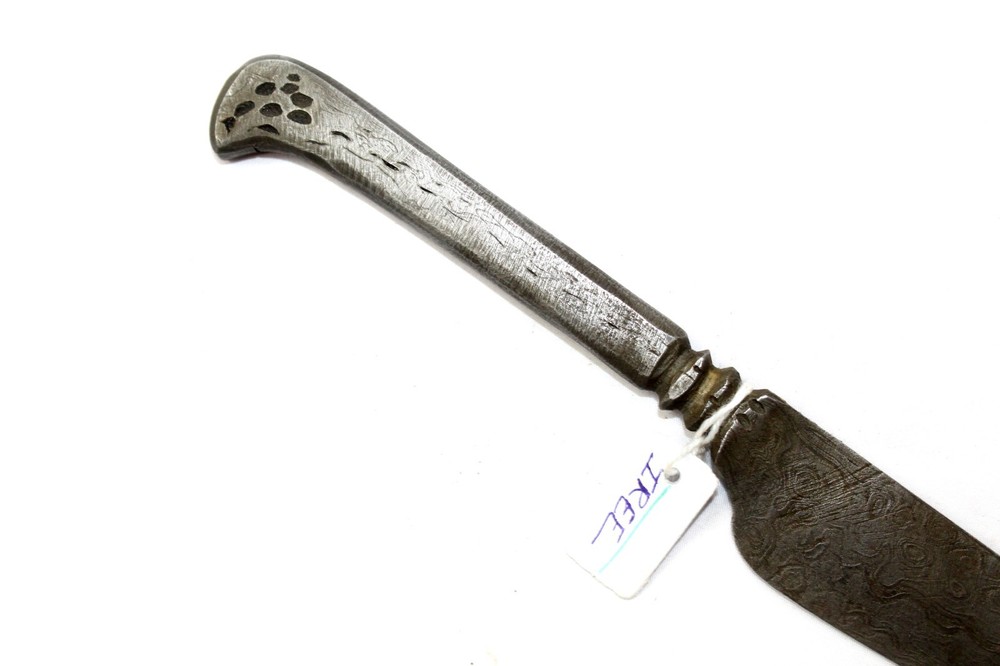 Pesh-Kabz Dagger Knife Solid Damascus Steel Blade & Handle Blunt H122