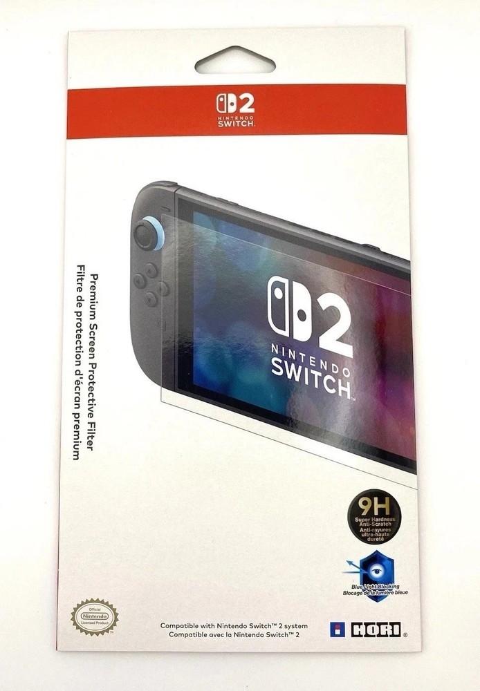 Hori Premium Screen Protective Filter for Nintendo Switch 2: