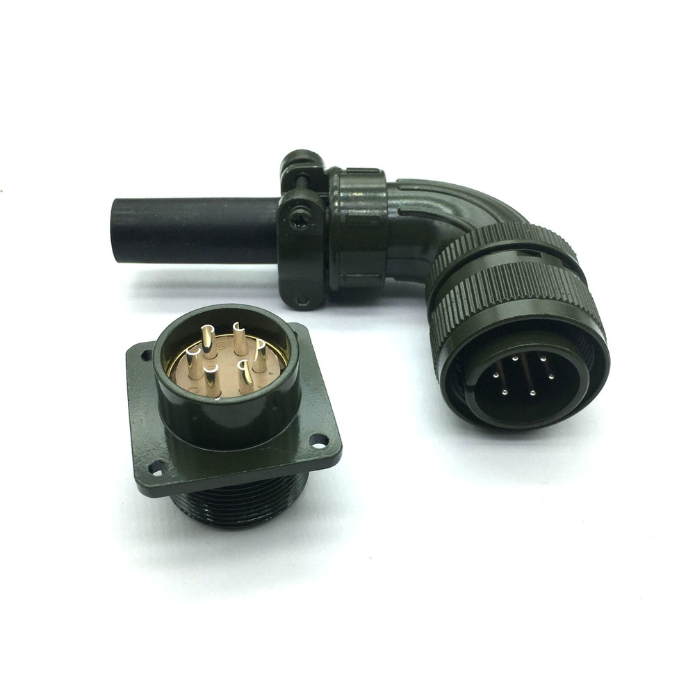 Reverse 90° Encoder plug servo motor connector MS3102A 18-12P 3108A 18-12S 6pin