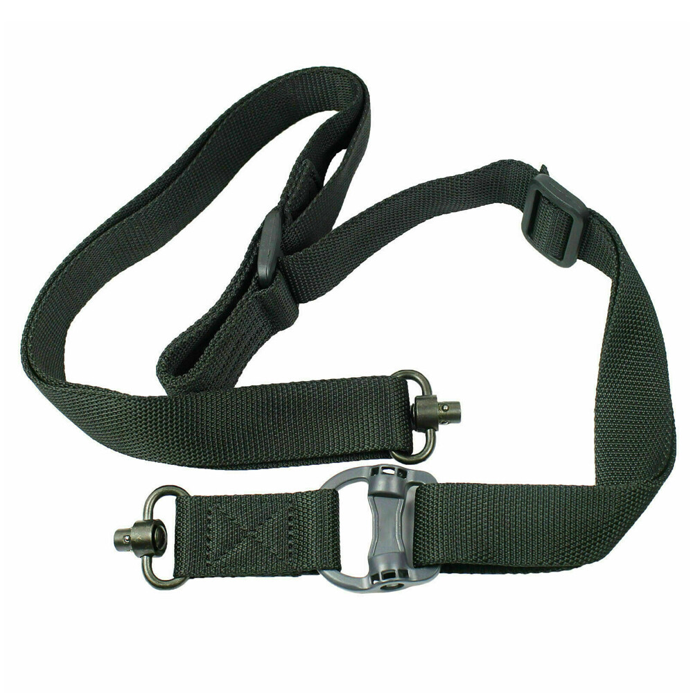 Tactical Quick Detach 1 2 Point Retro Rifle Sling + 2Pcs MLOK Sling Swivel Mount