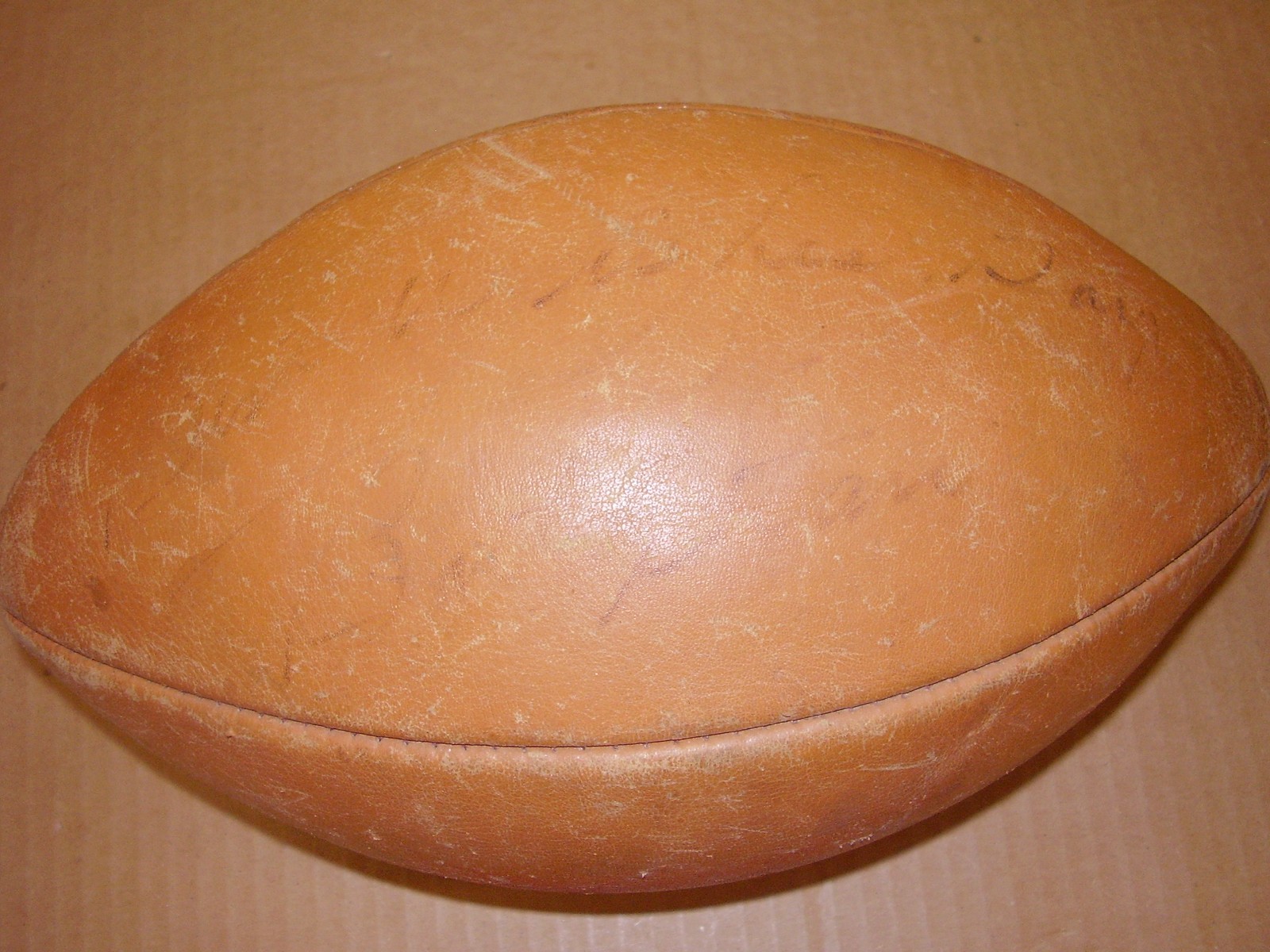 Wilson NFL Pete Rozelle Vintage Football Ball Possible Bart Starr Signature READ