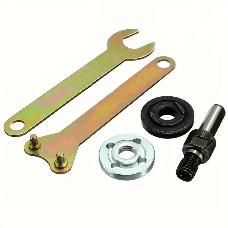 10mm 5Pcs Drill to Angle Grinder Adapter Set – Variable Rod Converter Tool US