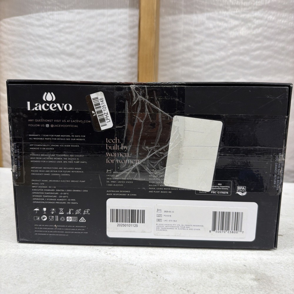 Lacevo S70 Breast Pump Set *OPENBOX* (READ!)